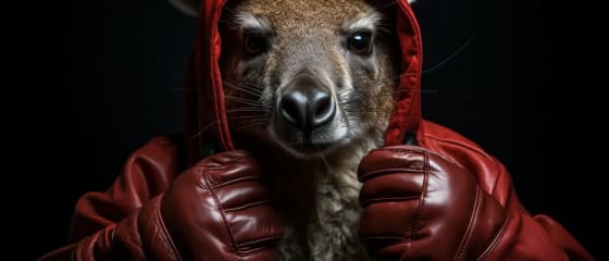 Dosáhněte vrcholu boxerského zápasu v Kangaroo King od Stakelogic