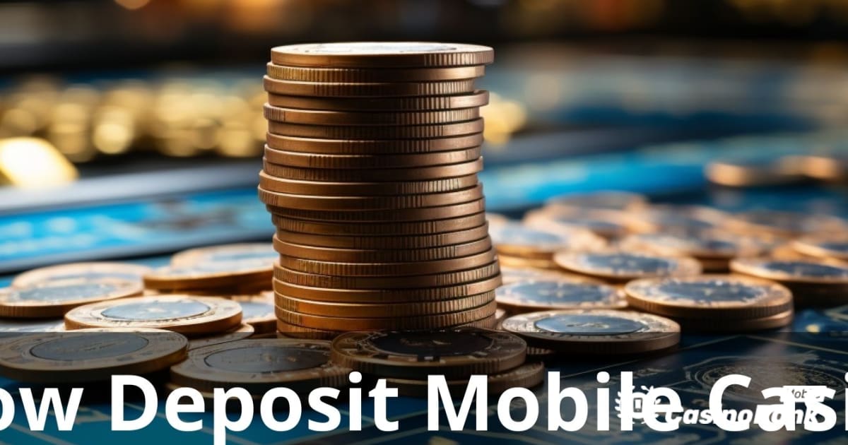 Nejlépe hodnocená mobilní kasina s nízkým minimálním vkladem 2024